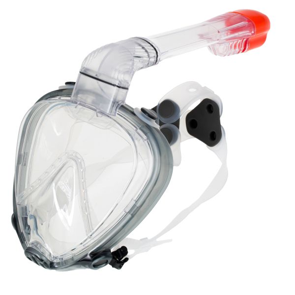  Marlin Full Face snorkeling Mask Grey/transparent