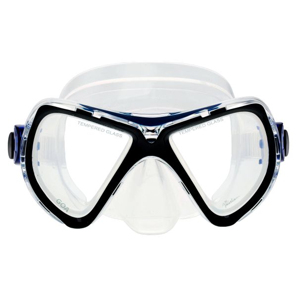 Marlin Goa Blue/black/transparent Mask