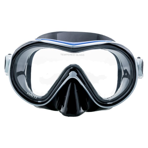 Marlin Haiti Blue/Silver/Black Snorkeling Mask