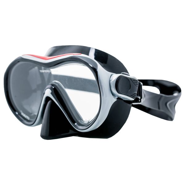 Marlin Haiti Red/Silver/Black Snorkeling Mask