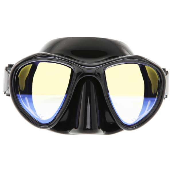 Mask Marlin HUNTER Black with yellow mirror lens