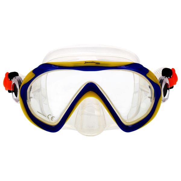 Junior mask Marlin JOY Blue/Yellow/Clear