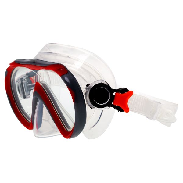 Junior mask Marlin JOY Red/Silver/Clear