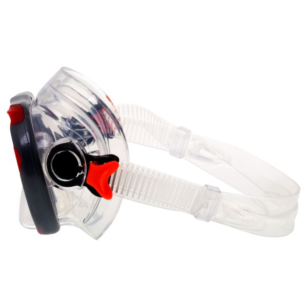 Junior mask Marlin JOY Red/Silver/Clear