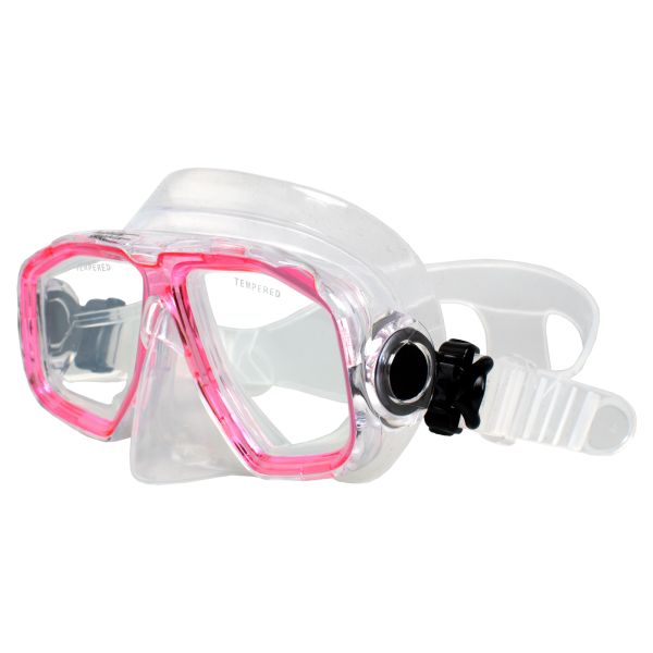 Детская маска Marlin JUNIOR Pink/Clear