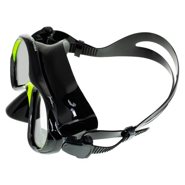 Marlin Superba Neon green/Black Diving Mask