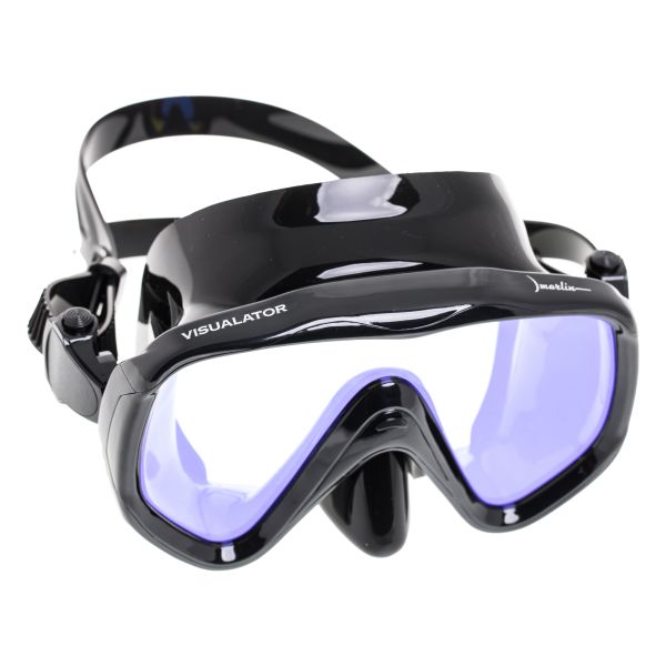 Mask Marlin VISUALATOR Black with yellow mirror lens