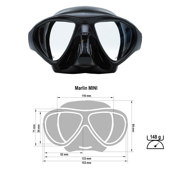 Mask Marlin MINI Black