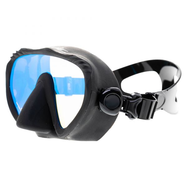 Mask Marlin RAPTOR Black with yellow mirror lens