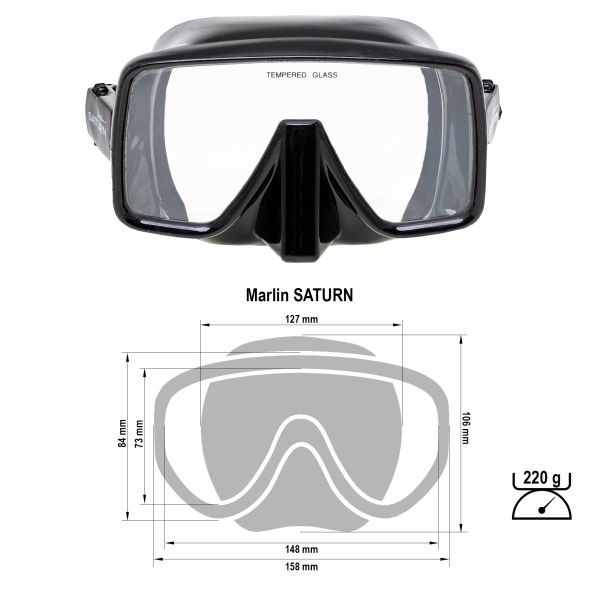 Marlin Saturn Black Mask