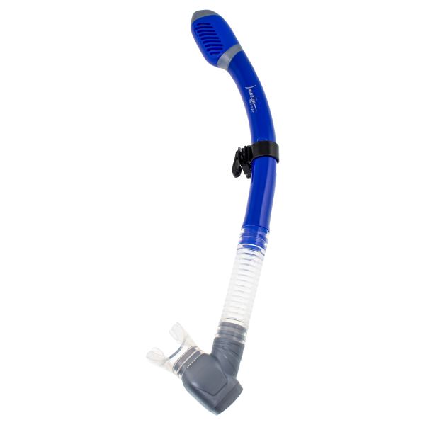 Marlin Dry Flap Blue/trans Snorkel