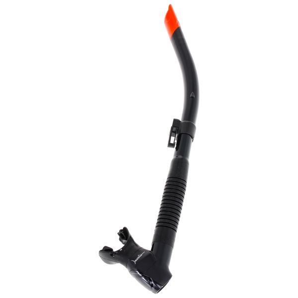 Marlin Flash Black/Orange Straight corrugation Snorkel