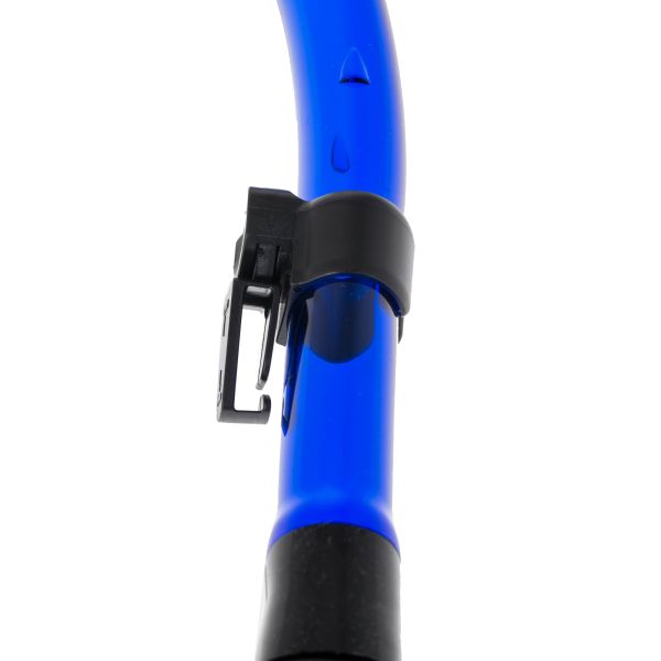 Marlin Flash Black/Blue Straight corrugation Snorkel