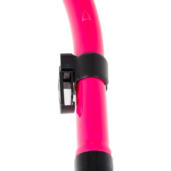 Marlin Flash Black/Pink Straight corrugation Snorkel