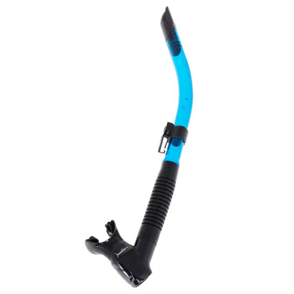 Marlin Flash Black/Light blue Straight corrugation Snorkel