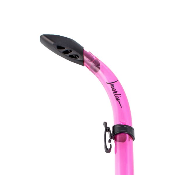 Детская трубка Marlin JUNIOR Pink/Clear