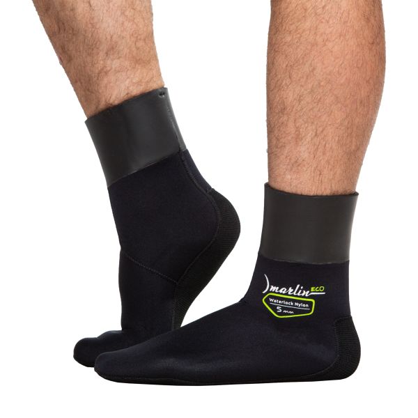 Socks Marlin WATERLOCK NYLON ECO 7 mm Black