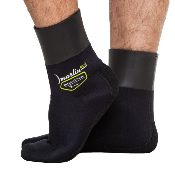 Socks Marlin WATERLOCK NYLON ECO 7 mm Black