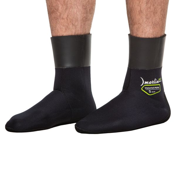 Socks Marlin WATERLOCK NYLON ECO 7 mm Black