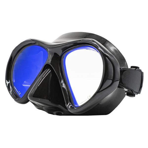 Mask Marlin SUPERBA Black with yellow mirror lens