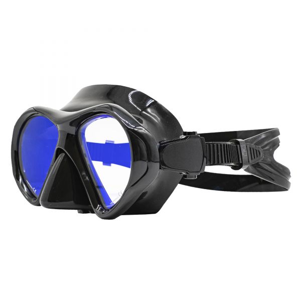 Mask Marlin SUPERBA Black with yellow mirror lens