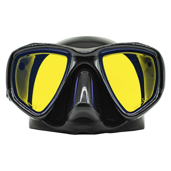 Mask Marlin TRITON Black with yellow mirror lens