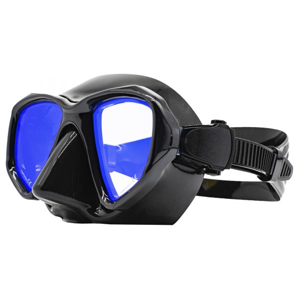 Mask Marlin TRITON Black with yellow mirror lens