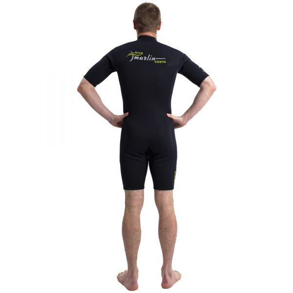 Wetsuit Marlin COSTA SHORTY Man 2 mm Black